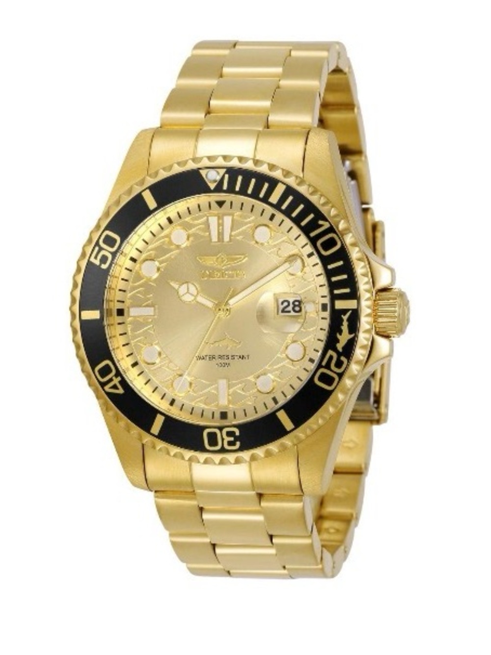 Invicta Gold and Black Men's Dive Watch